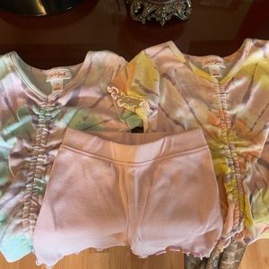 4t. 3 piece short set